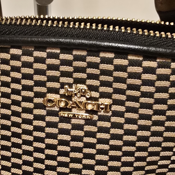 Coach mini Kelsey Jacquard Black - Picture 8 of 11
